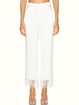 fleur du mal - X Galia Lahav Beaded Fringe Silk Pant