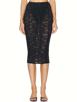 fleur du mal - Le Stretch Lace Pencil Skirt