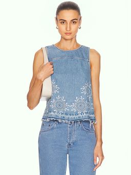 Ganni - Denim Top