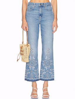 Ganni - Cropped Wide Leg