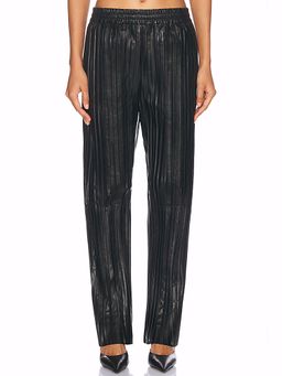 Helmut Lang - Pleated Leather Pant