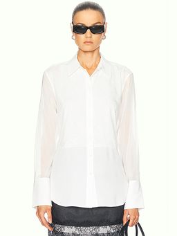 Helmut Lang - Long Sleeve Button Up Blouse