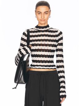 House of Dagmar - Lace Knit Top