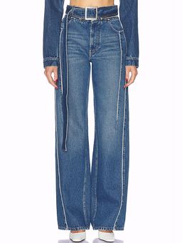 Jean Paul Gaultier - Zip Belt Selvege Detail Wide Leg