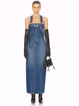 Jean Paul Gaultier - Overall Detail Denim Dress