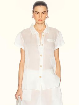 KHAITE - Keefe Organza Top
