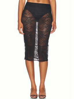 Kiki de Montparnasse - Treize Lace Slip Skirt