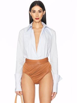 LaQuan Smith - Fitted Button Down Shirt