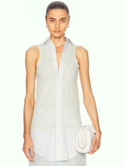 Maison Margiela - Sleeveless Button Up Top