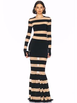 Norma Kamali - Spliced Dress Fishtail Gown