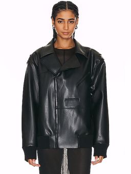 Norma Kamali - Oversized Moto Jacket