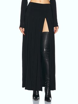 Norma Kamali - for FWRD Pleated Long Skirt