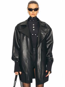 Norma Kamali - Oversized Moto Jacket