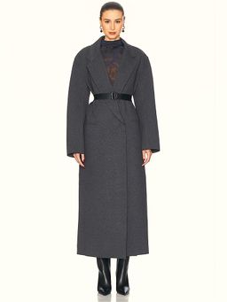 Norma Kamali - Oversized Double Breasted Coat