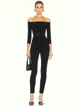 Norma Kamali - Off Shoulder Catsuit