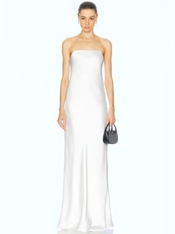 Norma Kamali - Bias Strapless Gown