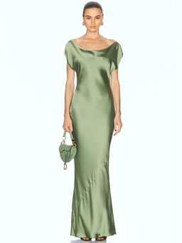Norma Kamali - Cap Sleeve Maria Gown
