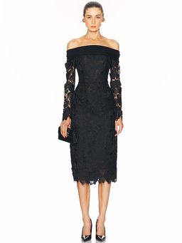 Oscar de la Renta - Off The Shoulder Dress