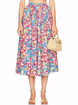 POLO RALPH LAUREN - High Waisted Midi Skirt