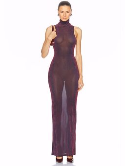 PRISCAVera - Turtleneck Maxi Dress
