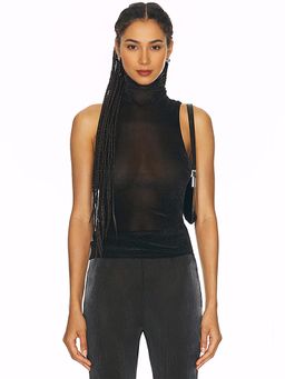 PRISCAVera - Turtleneck Racerback Tank Top