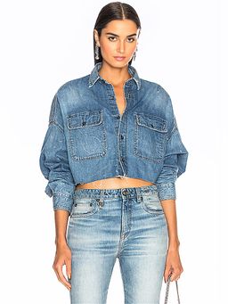 R13 - Cropped Shirt