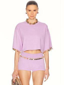 RABANNE - Embellished Crop Top