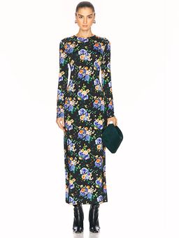 RABANNE - Long Sleeve Maxi Dress