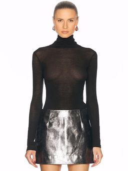 RENGGLI - Sheer Jersey Renggli Turtleneck