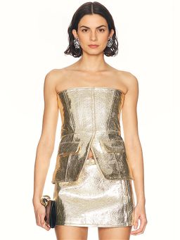 Retrofete - Annie Leather Top