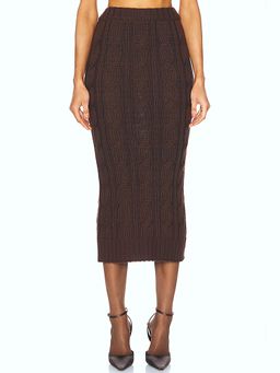Rowen Rose - Long Knit Skirt
