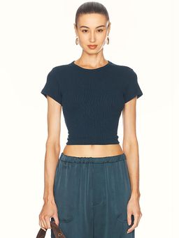 SABLYN - Yael Cropped Crewneck Baby Tee