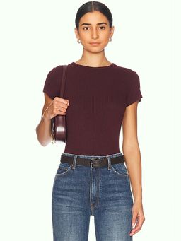 SABLYN - Yael Cropped Crewneck Baby Tee