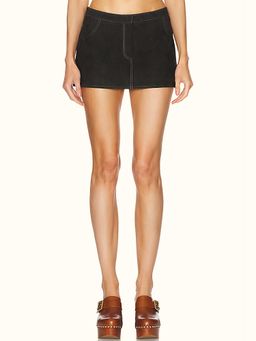 SIEDRES - For FWRD Suede Mini Skirt
