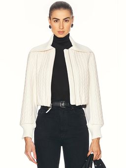 SIMKHAI - Palmer Quilted Cropped Jacket
