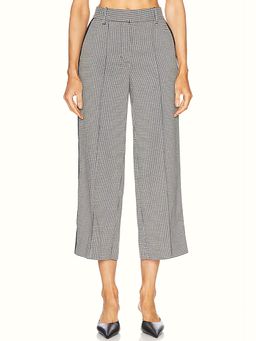 SIMKHAI - Miki Cropped Button Hem Pant