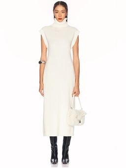 SIMKHAI - Short Sleeve Turtleneck Dress