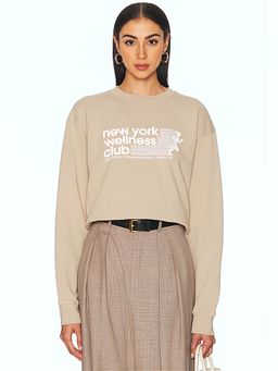 Sporty & Rich - USA Wellness Club Crewneck Sweatshirt