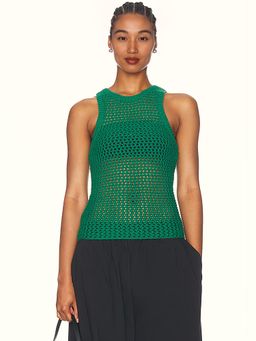 St. Agni - Cotton Crochet Tank Top