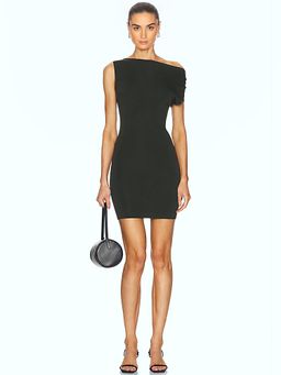 St. Agni - Asymmetric Knit Mini Dress