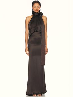 THE ATTICO - Fringe Long Dress