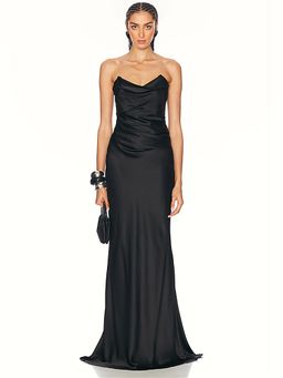 The Sei - Cowl Bustier Gown