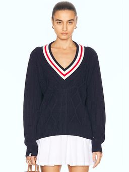 THE UPSIDE - Renshaw Josette V Neck Sweater