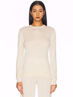 Toteme - Fine Crewneck Knit Sweater