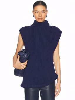 Victoria Beckham - Sleeveless High Neck Sweater