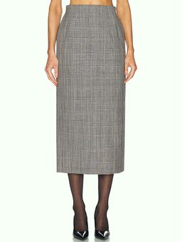 WARDROBE.NYC - Contour Midi Skirt