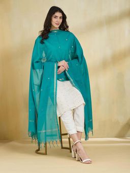 Fabindia - Blue Woven Dupatta