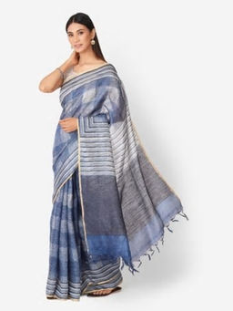 Fabindia - Silk Hand Block Print Sari