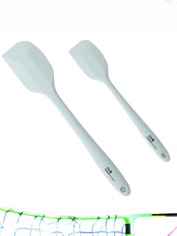 The Better Home - 2 Piece Kitchen Utensils Set (Light Green)-Silicone Iron