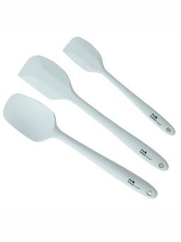 The Better Home - 3 Piece Kitchen Utensils Set (Light Green)-Silicone Iron